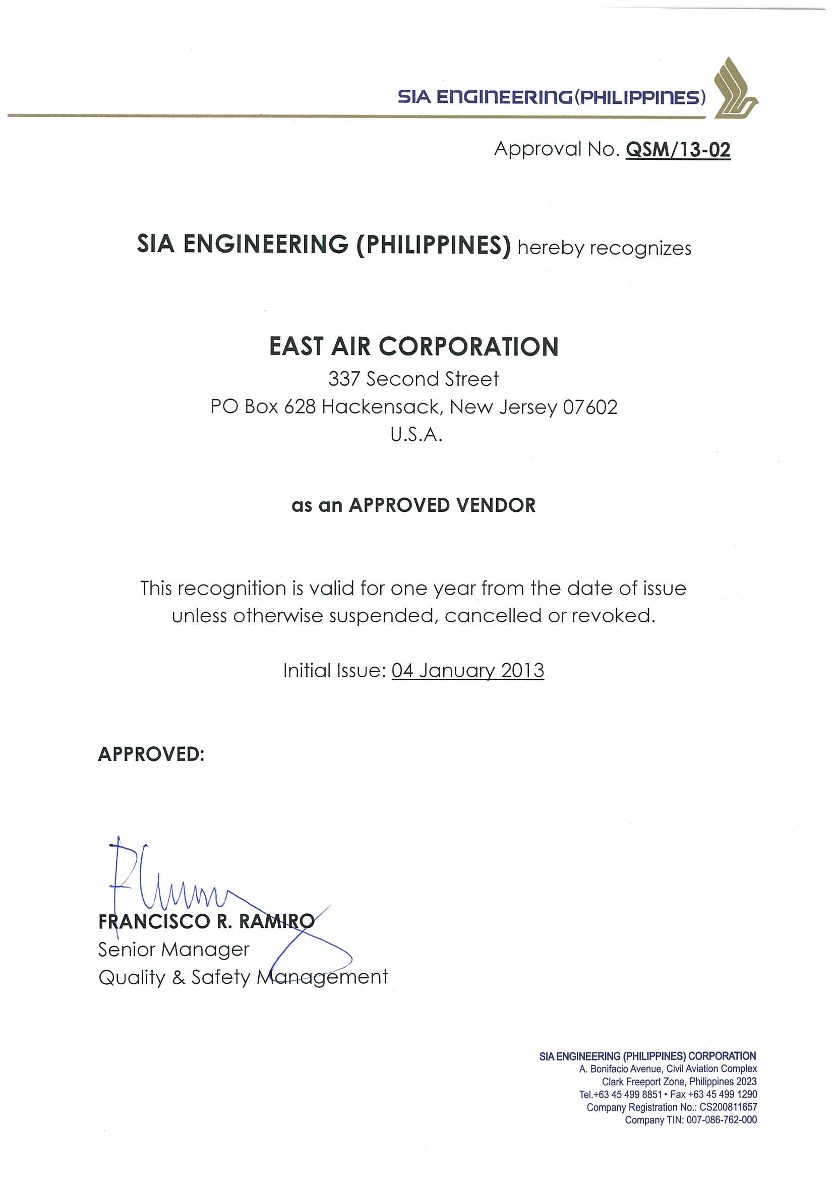 certification letter for supplier posts home certification letter for supplier posts home